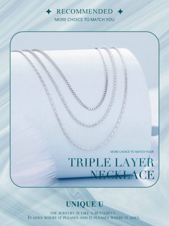 Colier argint triplu [16]