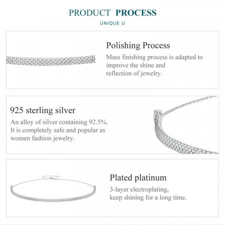 Colier argint choker reglabil [11]