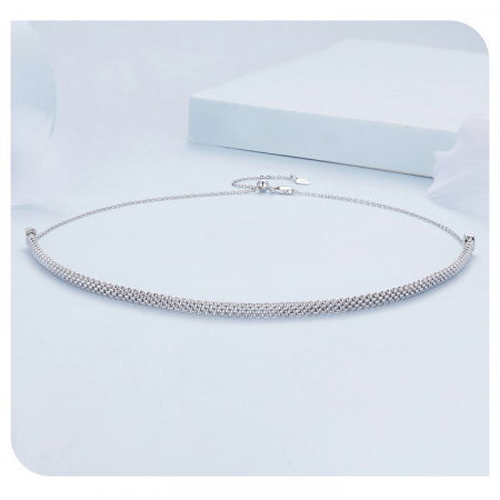 Colier argint choker reglabil [15]