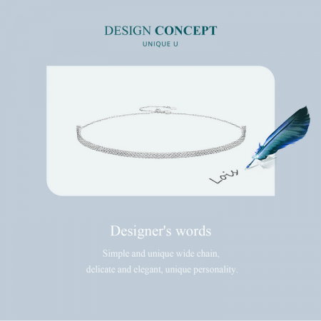 Colier argint choker reglabil [9]