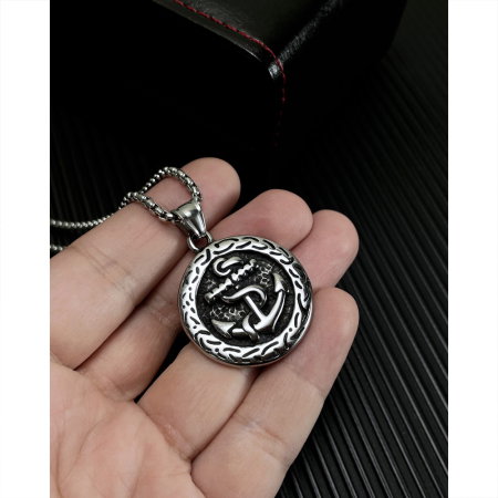 Colier inox Ancoră Maritimă – Simbol al Stabilității și Curajului [5]