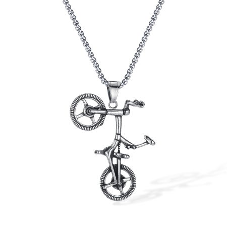 Colier inox Bicicletă BMX – Simbol al Libertății și Energiei