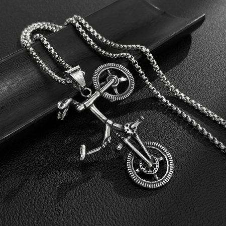 Colier inox Bicicletă BMX – Simbol al Libertății și Energiei [2]