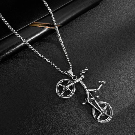Colier inox Bicicletă BMX – Simbol al Libertății și Energiei [10]