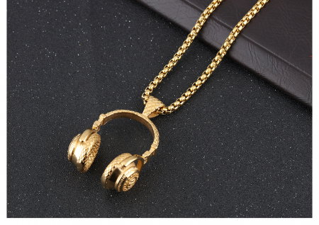 Colier inox casti audio 55 cm [7]