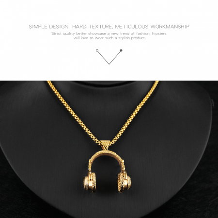 Colier inox casti audio 55 cm [11]