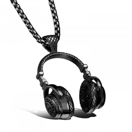 Colier inox casti audio 55 cm [0]