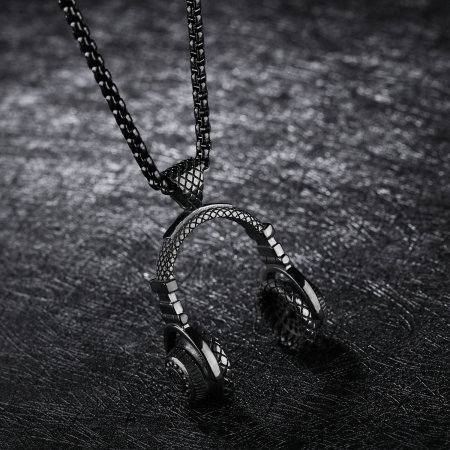 Colier inox casti audio 60 cm [2]