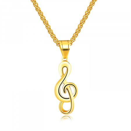 Colier inox cheia sol 55 cm