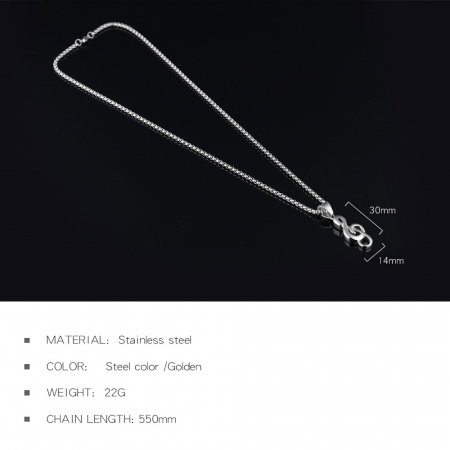 Colier inox cheia sol 55 cm [3]