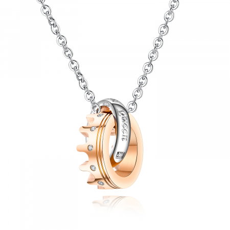 Colier inox coroana 50 cm