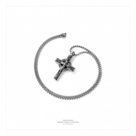 Colier inox cruce 55 cm [14]