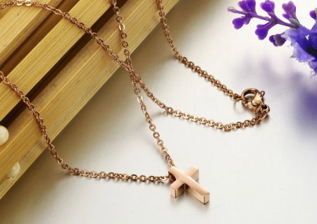 Colier inox cruce [8]