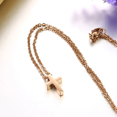 Colier inox cruce [5]