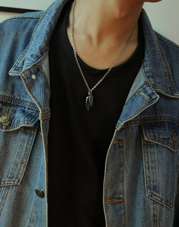 Colier inox cu Aripi de Inger [2]