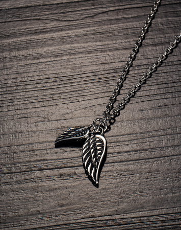 Colier inox cu Aripi de Inger [3]