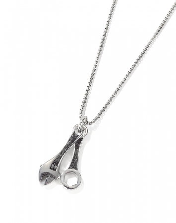 Colier inox cu chei 55 cm [12]