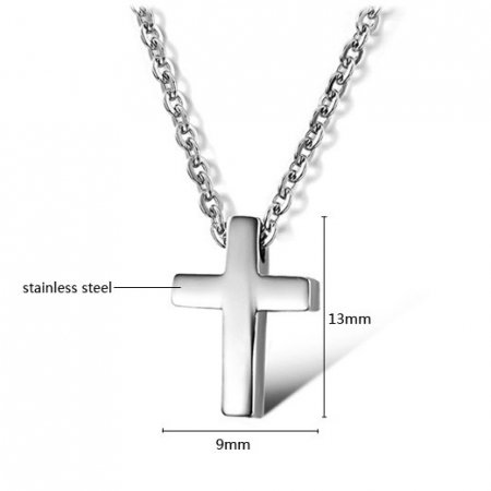 Colier inox cu cruce [5]