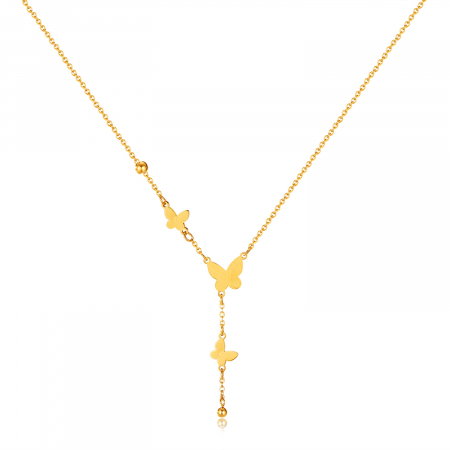 Colier inox cu fluturasi [0]