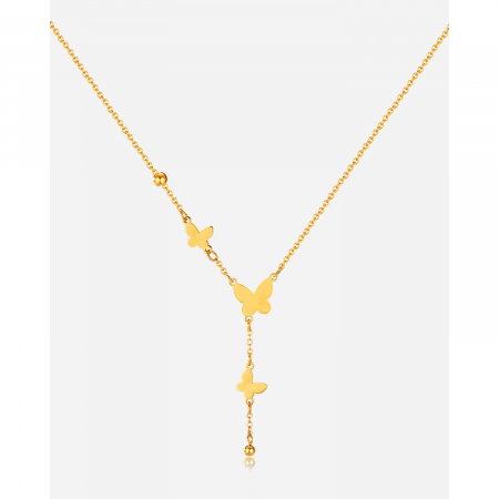 Colier inox cu fluturasi [14]