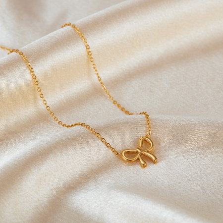 Colier inox cu fundita [4]