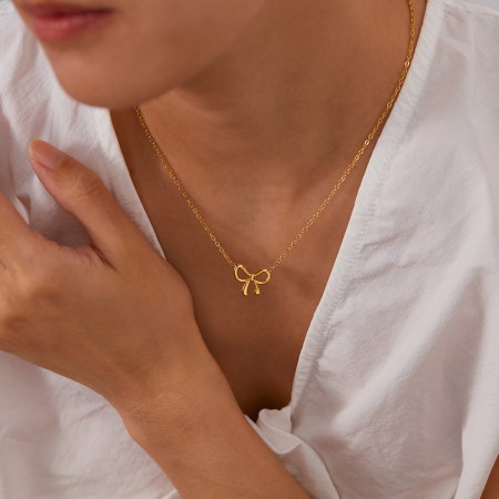 Colier inox cu fundita [3]