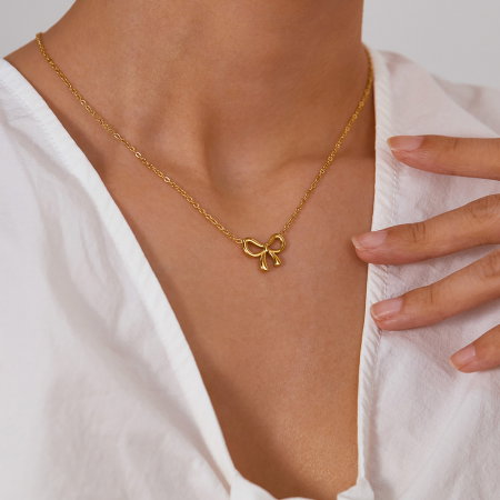 Colier inox cu fundita [7]