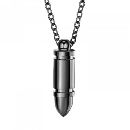 Colier inox cu glont [0]