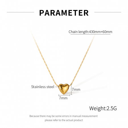 Colier inox cu inimioara [9]