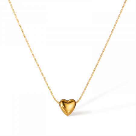 Colier inox cu inimioara