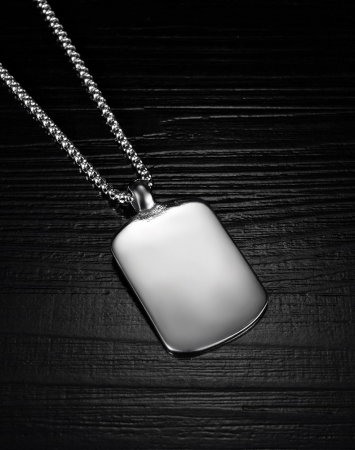 Colier inox cu placuta si Cap de Leu [4]