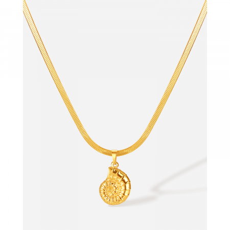 Colier inox cu melc de mare [14]