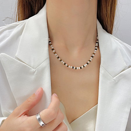 Colier inox cu pietre semipretioase [13]