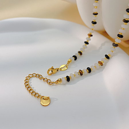 Colier inox cu pietre semipretioase [7]