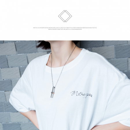 Colier inox cu recipient cilindric [2]