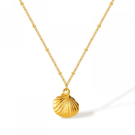 Colier inox cu scoica