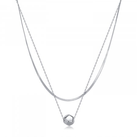 Colier inox dublu minimalist