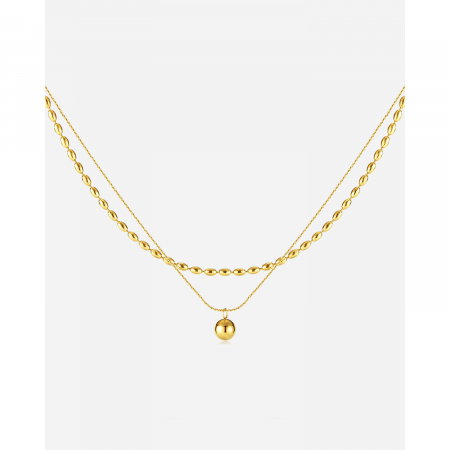 Colier inox dublu minimalist [14]