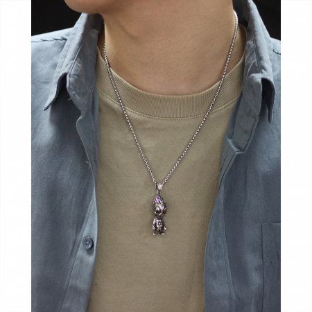 Colier inox extraterestru 70 cm [7]