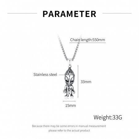 Colier inox extraterestru 70 cm [8]