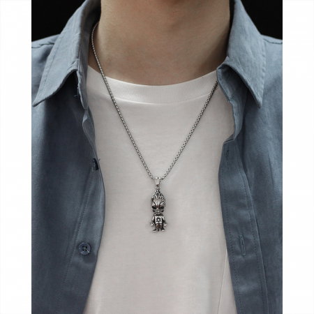 Colier inox extraterestru 70 cm [3]