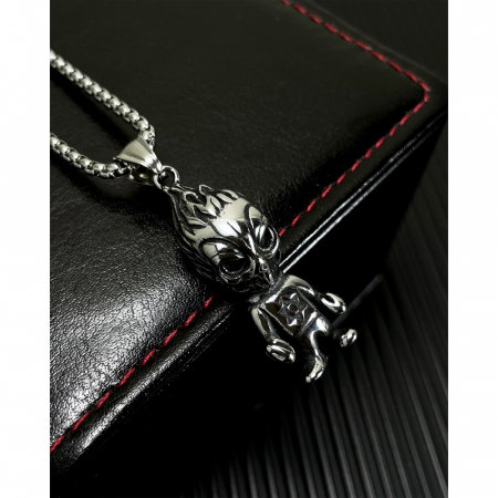 Colier inox extraterestru 70 cm [10]