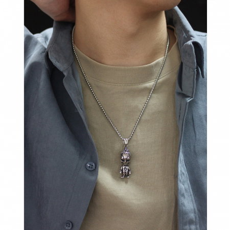 Colier inox extraterestru 70 cm [13]