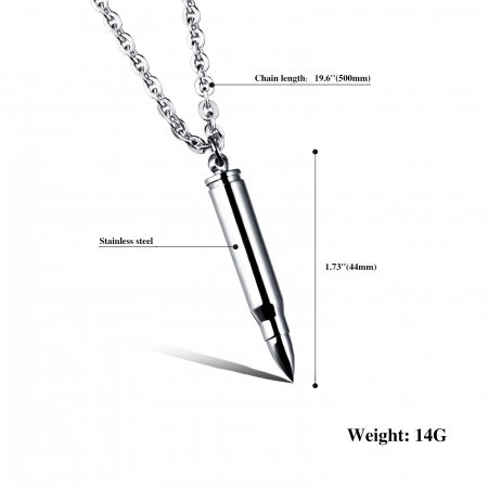 Colier inox glont 55 cm [2]