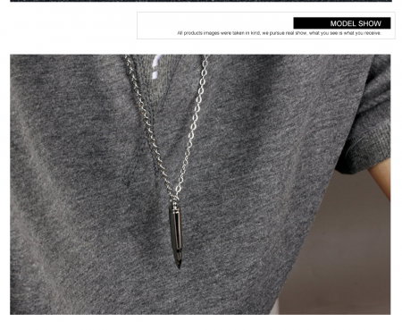 Colier inox glont 55 cm [5]