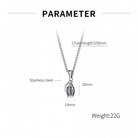 Colier inox grenada 55 cm [5]