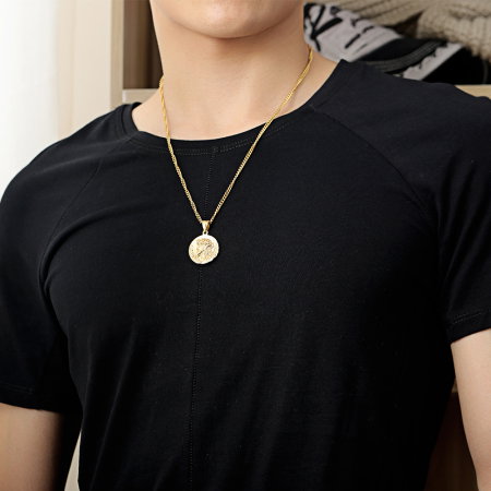 Colier inox Isus Hristos 63 cm [1]