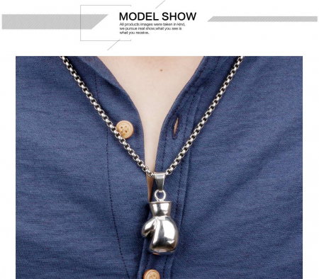 Colier inox manusa de box 60 cm [3]