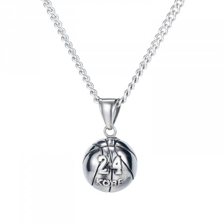 Colier inox minge basket Kobe Bryant 63 cm