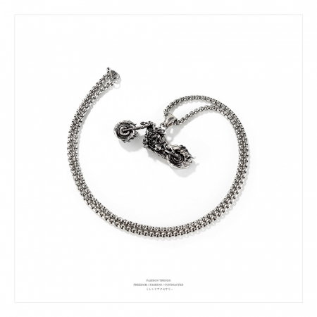 Colier inox motocicleta Ghost Rider 55 cm [5]